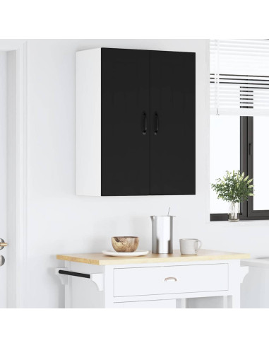 Pensile cucina Nero 30 x 31 x 80 cm Legno multistrato