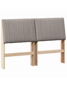 Testiera imbottita Talpa 140 cm Pino massello