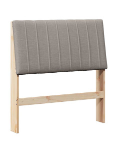 Testiera imbottita Talpa 90 cm Pino massello