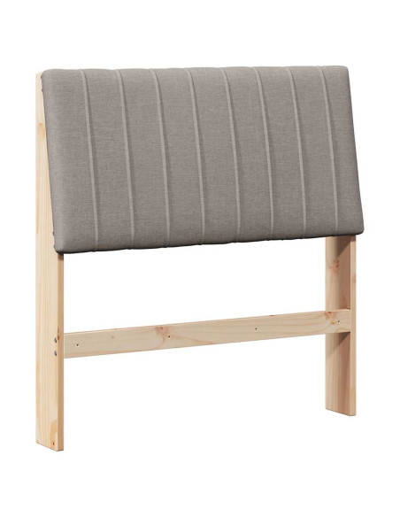 Testiera imbottita Talpa 90 cm Pino massello