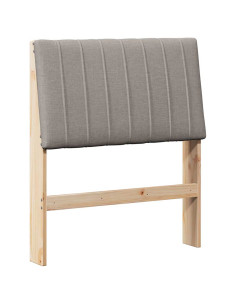 Testiera imbottita Talpa 80 cm Pino massello