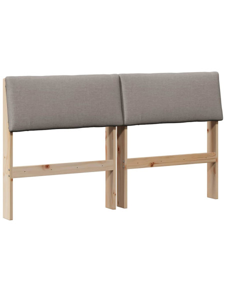 Testiera imbottita Talpa 160 cm Pino massello