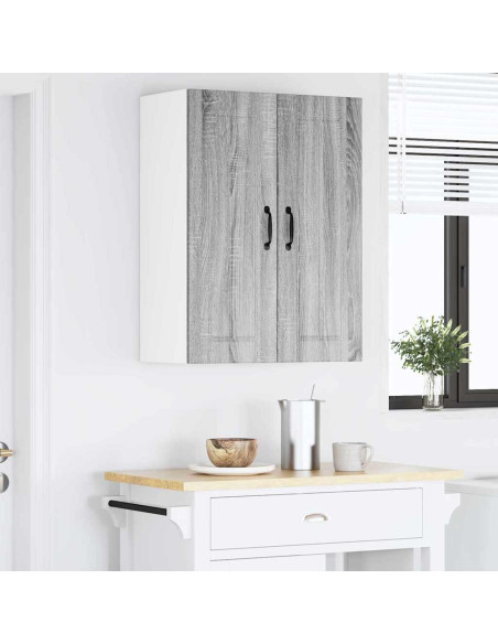 Pensile cucina Grigio Sonoma 30 x 31 x 80 cm Legno multistrato