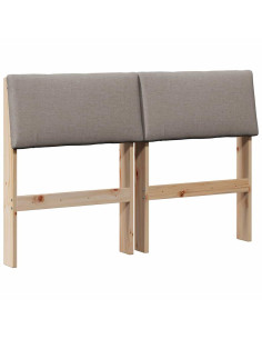 Testiera imbottita Talpa 120 cm Pino massello