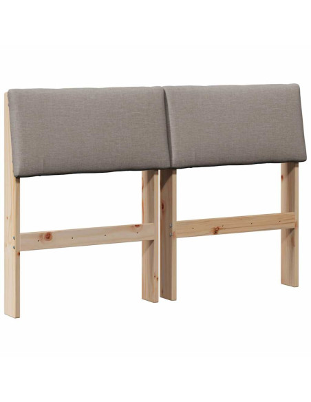 Testiera imbottita Talpa 120 cm Pino massello