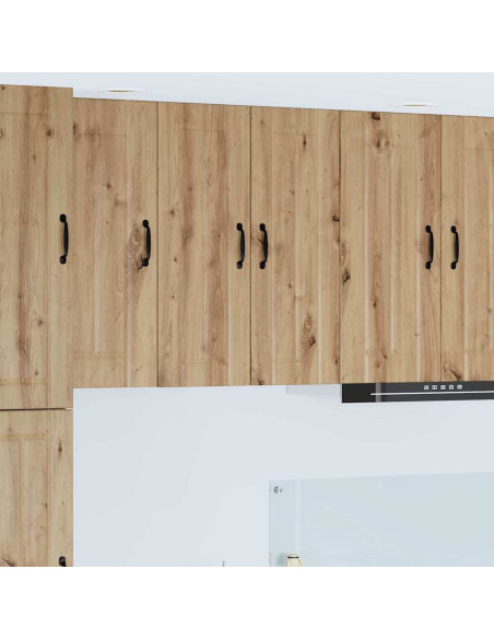 Pensile cucina 2 pcs Rovere artigianale 30 x 31 x 80 cm