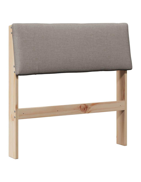 Testiera imbottita Talpa 75 cm Pino massello