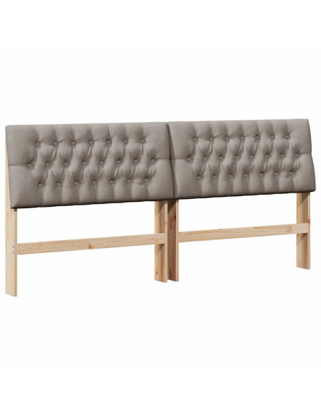 Testiera imbottita Talpa 200 cm Pino massello