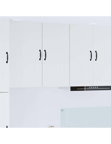 Pensile cucina Bianco Lucido 40 x 31 x 80 cm Legno multistrato