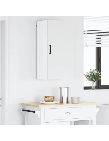 Pensile cucina Bianco Lucido 40 x 31 x 80 cm Legno multistrato