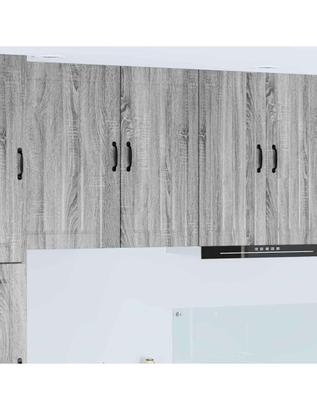 Pensile cucina Grigio Sonoma 40 x 31 x 80 cm Legno multistrato