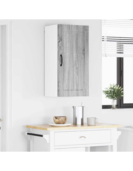 Pensile cucina Grigio Sonoma 40 x 31 x 80 cm Legno multistrato