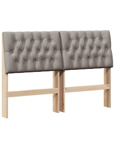 Testiera imbottita Talpa 135 cm Pino massello