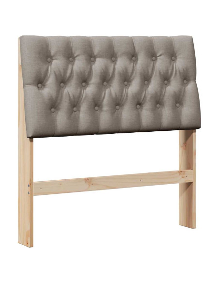 Testiera imbottita Talpa 90 cm Pino massello