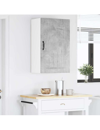 Pensile cucina Grigio cemento 50 x 31 x 80 cm Legno multistrato