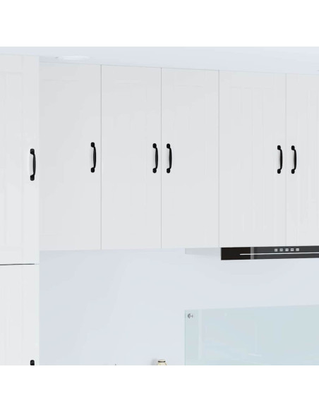 Pensile cucina Bianco Lucido 60 x 31 x 80 cm Legno multistrato