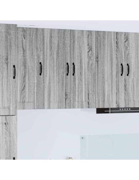 Pensile cucina Grigio Sonoma 60 x 31 x 80 cm Legno multistrato