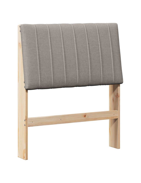 Testiera imbottita Talpa 75 cm Pino massello