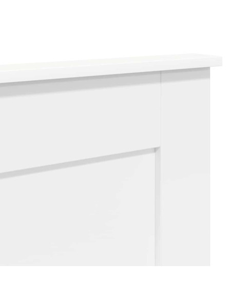 Testiera con testiera Bianco 200 cm Legno multistrato