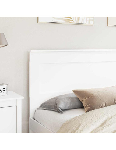 Testiera con testiera Bianco 200 cm Legno multistrato