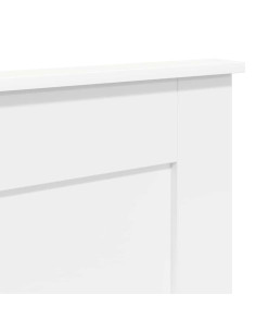 Testiera con testiera Bianco 180 cm Legno multistrato 2