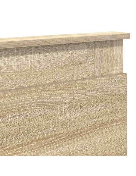 Testiera con testiera Rovere Sonoma 180 cm Legno multistrato