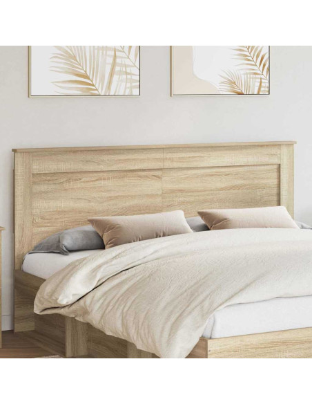 Testiera con testiera Rovere Sonoma 180 cm Legno multistrato