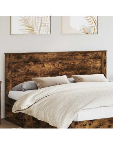 Testiera con testiera Rovere fumé 180 cm Legno multistrato