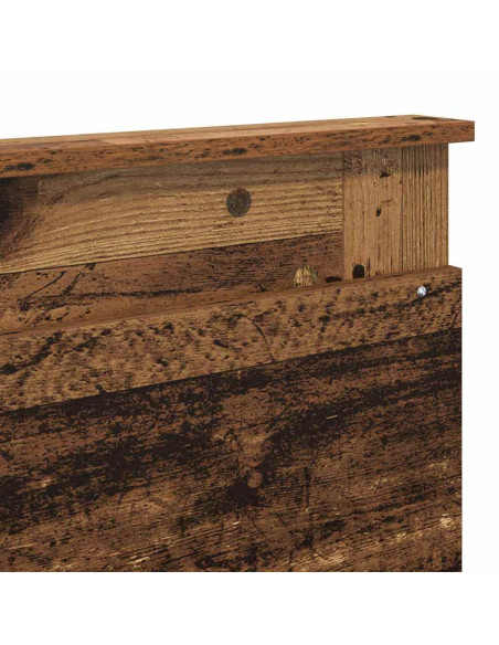 Testiera con testiera Legno vecchio 180 cm Legno multistrato