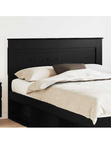 Testiera con testiera Rovere Nero 160 cm Legno multistrato