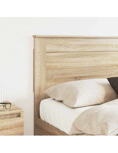 Testiera con testiera Rovere Sonoma 160 cm Legno multistrato