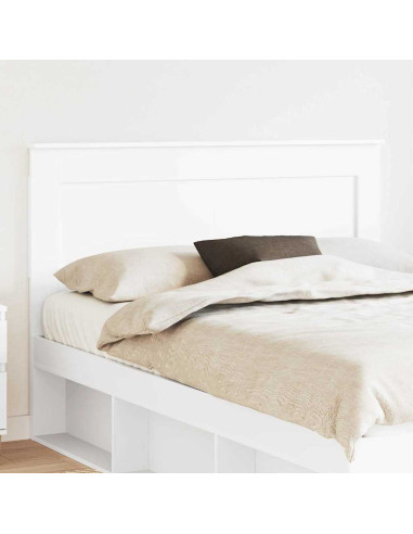 Testiera con testiera Bianco 150 cm Legno multistrato