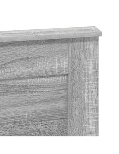 Testiera con testiera Grigio Sonoma 150 cm Legno multistrato 2