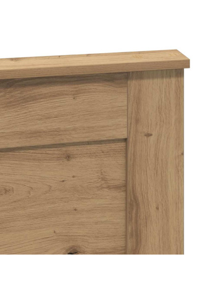 Testiera con testiera Bianco 140 cm Legno multistrato