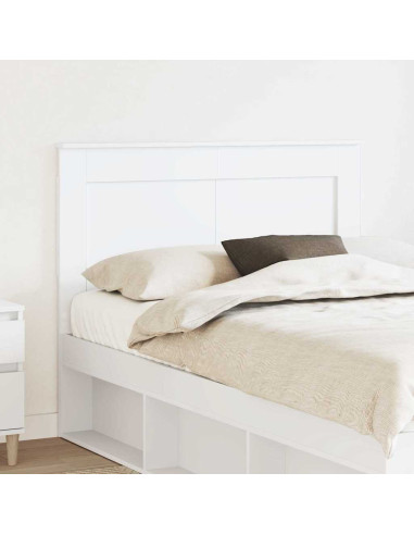 Testiera con testiera Bianco 135 cm Legno multistrato