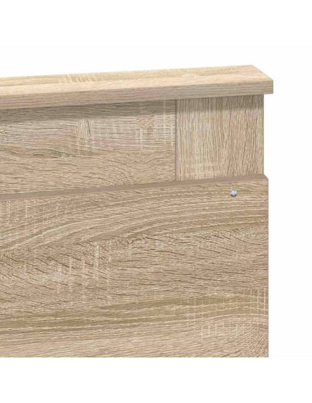 Testiera con testiera Rovere Sonoma 120 cm Legno multistrato