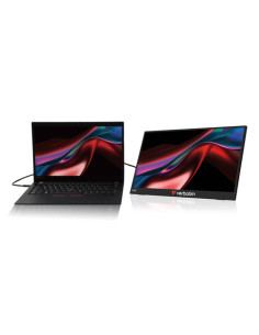 Verbatim Portable 15.6" FHD Monitor LIGHT Monitor portatile Nero 39,6 cm (15.6") LCD 1920 x 1080 Pixel 2