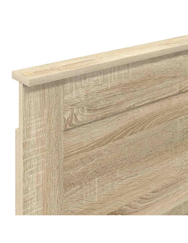Testiera con testiera Rovere Sonoma 100 cm Legno multistrato