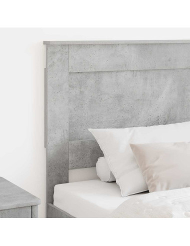 Testiera con testiera Grigio cemento 100 cm Legno multistrato