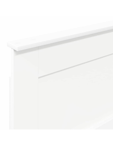 Testiera con testiera Bianco 90 cm Legno multistrato