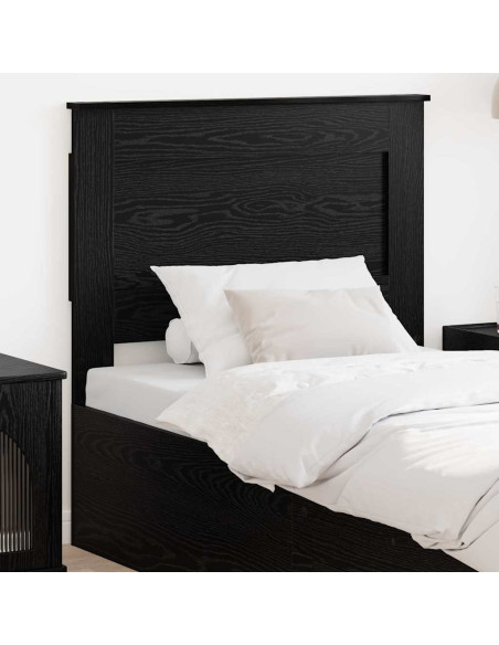 Testiera con testiera Rovere Nero 90 cm Legno multistrato