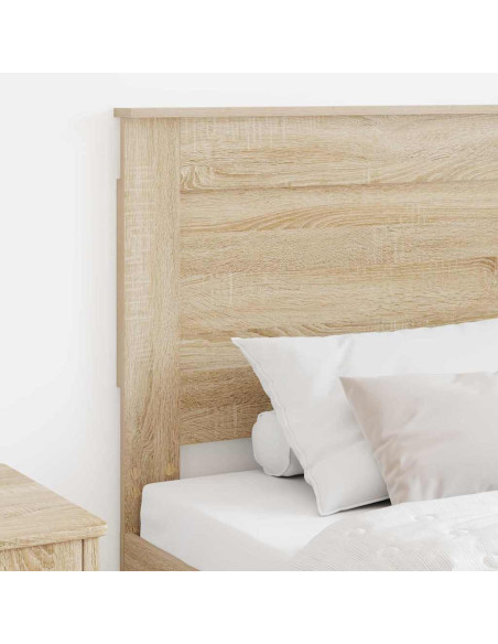 Testiera con testiera Rovere Sonoma 90 cm Legno multistrato