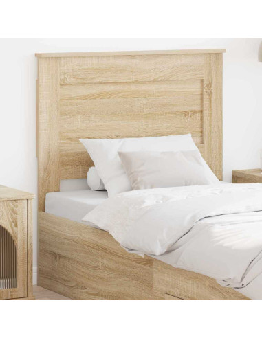 Testiera con testiera Rovere Sonoma 90 cm Legno multistrato