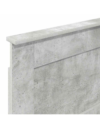 Testiera con testiera Grigio cemento 90 cm Legno multistrato