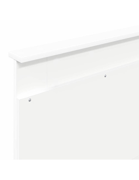 Testiera con testiera Bianco 80 cm Legno multistrato