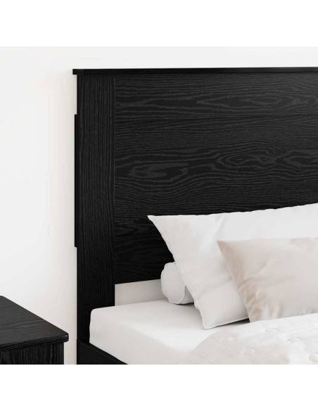 Testiera con testiera Rovere Nero 80 cm Legno multistrato