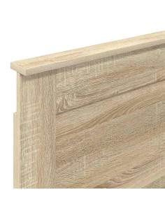 Testiera con testiera Rovere Sonoma 80 cm Legno multistrato 2