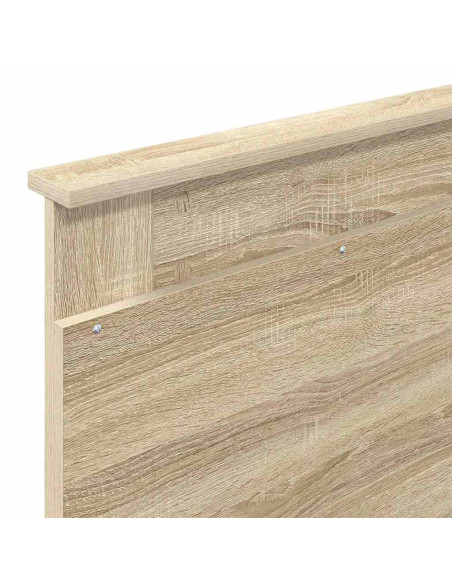 Testiera con testiera Rovere Sonoma 80 cm Legno multistrato