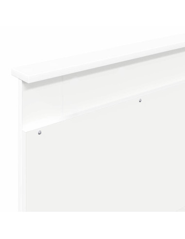 Testiera con testiera Bianco 75 cm Legno multistrato