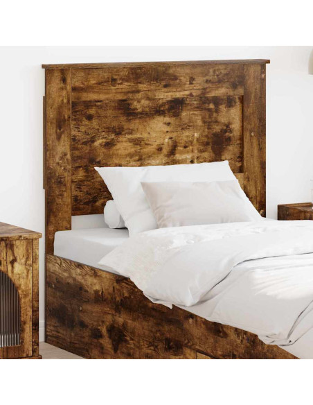 Testiera con testiera Rovere fumé 75 cm Legno multistrato
